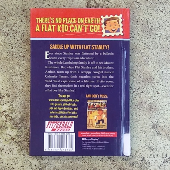 Flat Stanley Worldwide Adventures Book 1 Mount Rushmore Calamity Jeff Brown - Picture 2 of 8